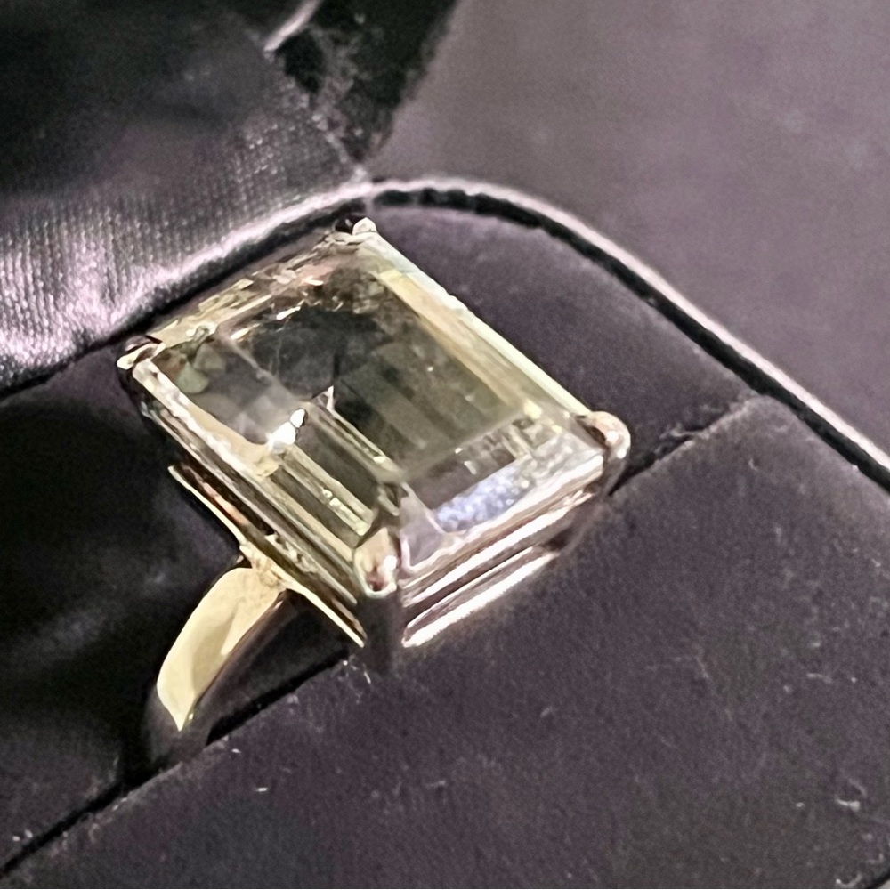Size 8 Tiffany & Co. 9 Carat Emerald Cut Prasiolite - Picture 10 of 13